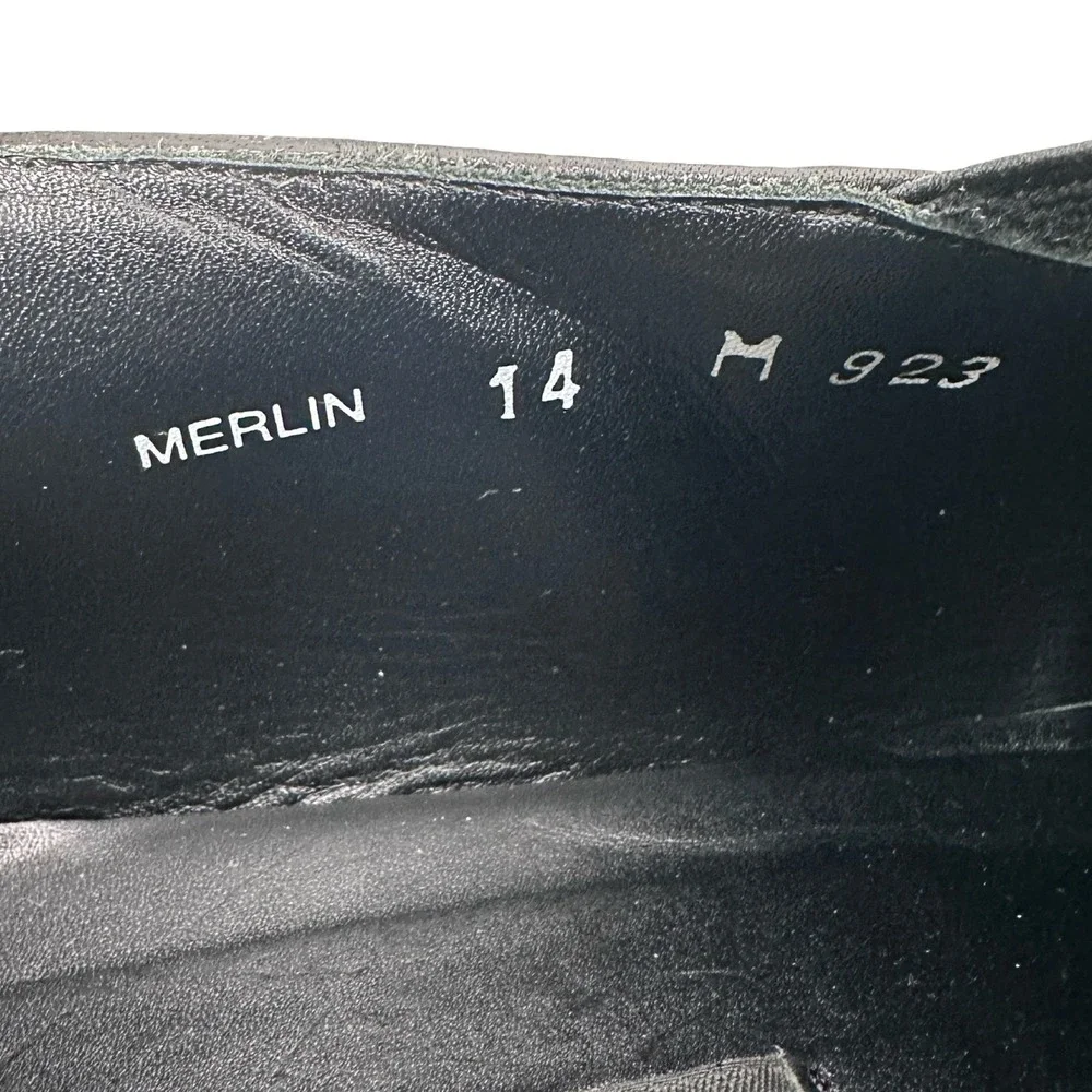 Mezlan Merlin Mens Black Suede Textured Diamond Loafers Shoes Size 14 M‎ Spain